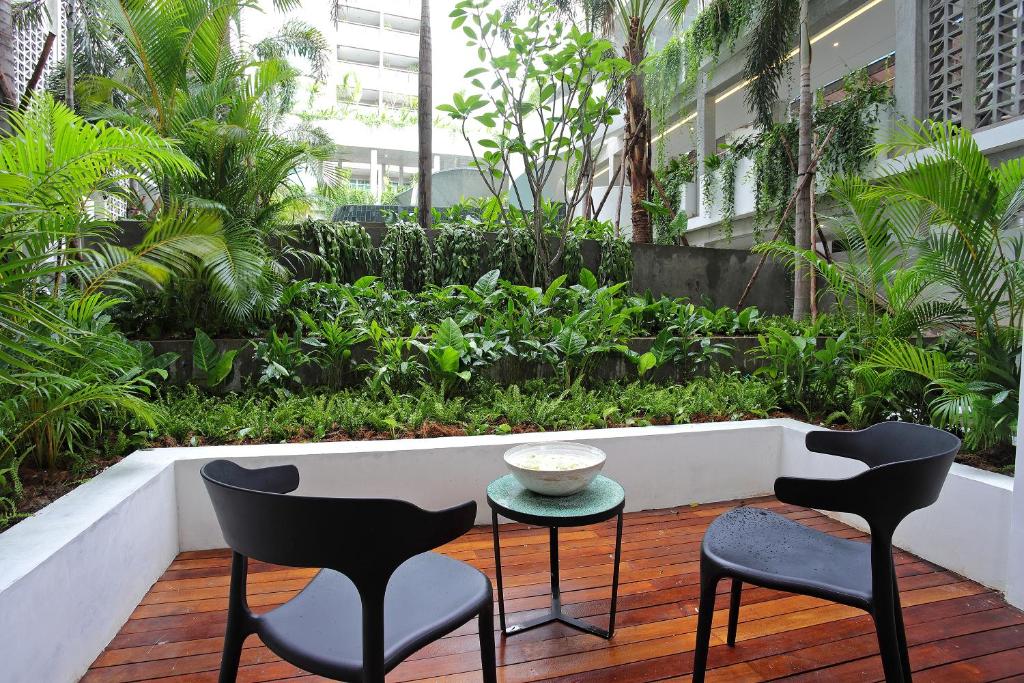 Zahrada ubytování Baitong Hotel & Resort Phnom Penh