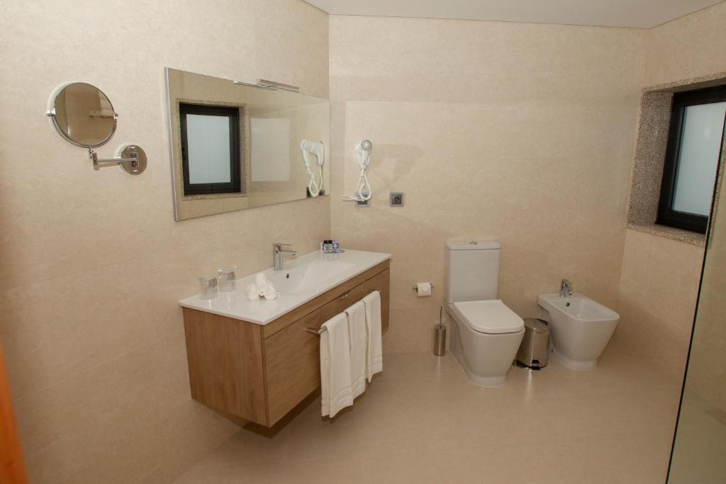 Koupelna v ubytování Hotel Fafense