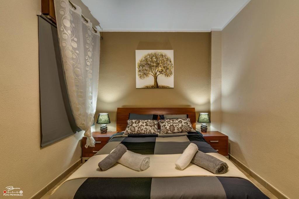 Posteľ alebo postele v izbe v ubytovaní Mar Baltico holiday apartment