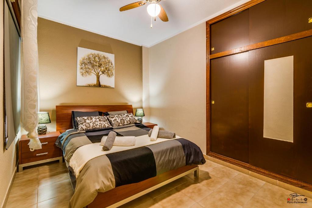 Posteľ alebo postele v izbe v ubytovaní Mar Baltico holiday apartment