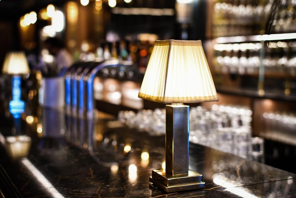 Lounge nebo bar v ubytování Hotel Rival