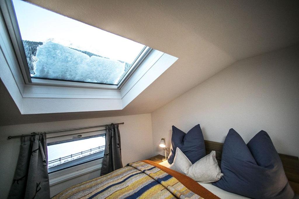 Postel nebo postele na pokoji v ubytování Appartement Zill