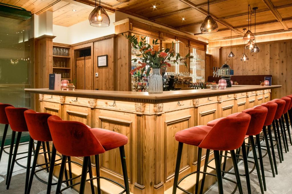 Lounge nebo bar v ubytování Hotel Obermaier