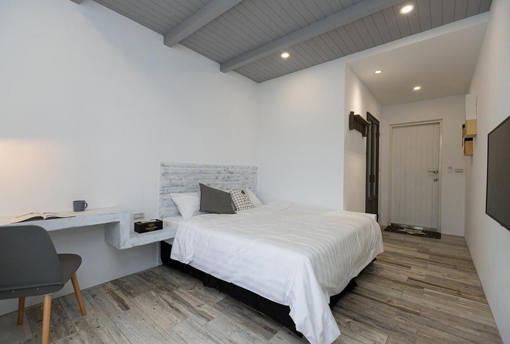 Blue White - Chambre Double Avec Balcon