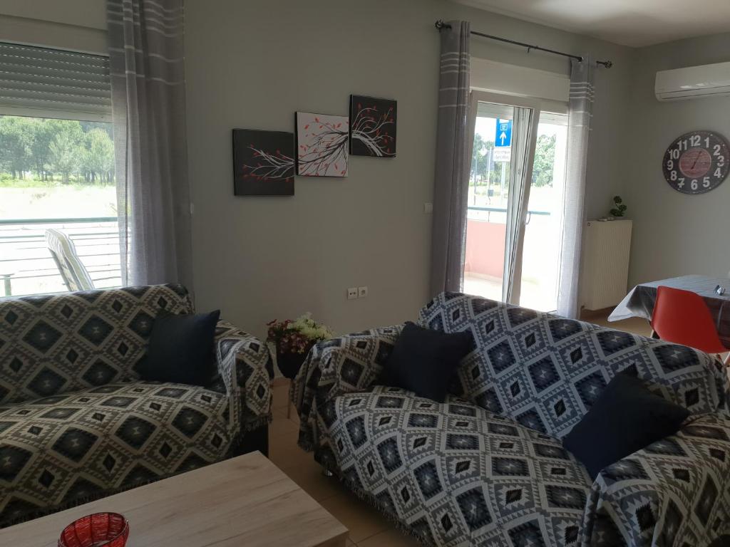 Posezení v ubytování Eri Apartment