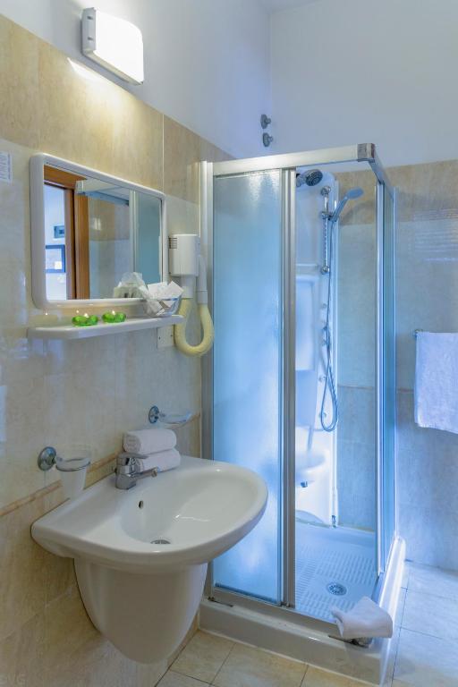 Koupelna v ubytování Hotel Sultano
