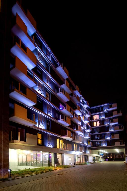Budova, v ktorej sa apartmánový hotel nachádza