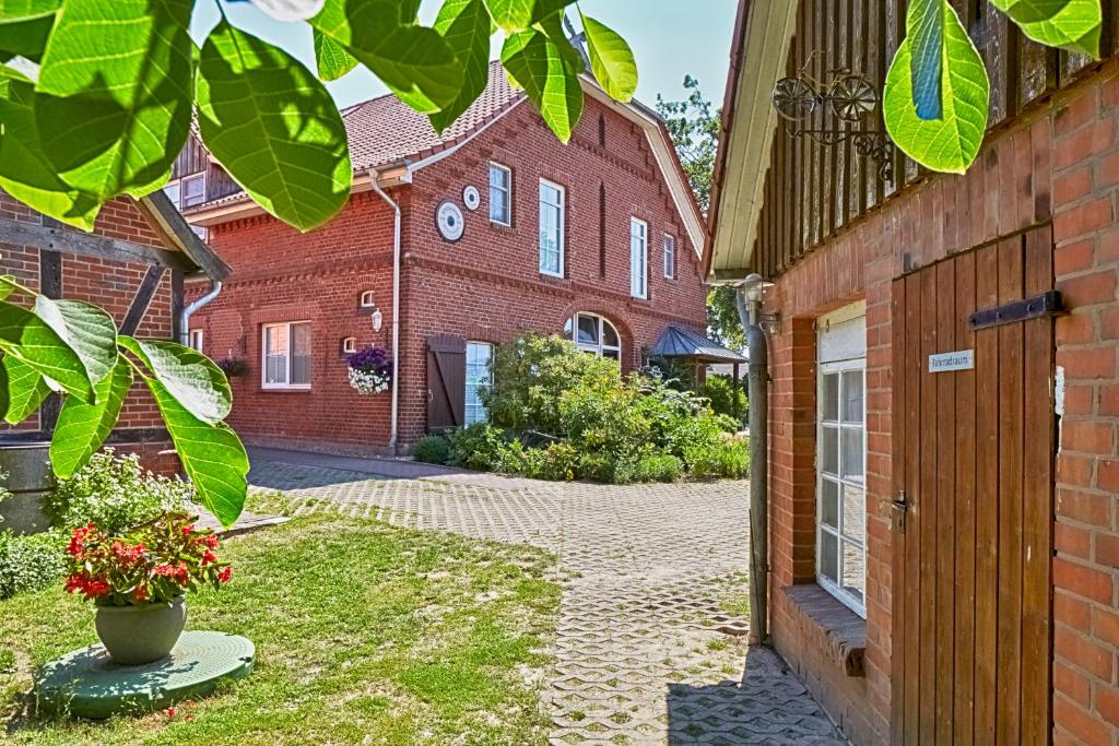 Zahrada ubytování Elbhof Harnisch