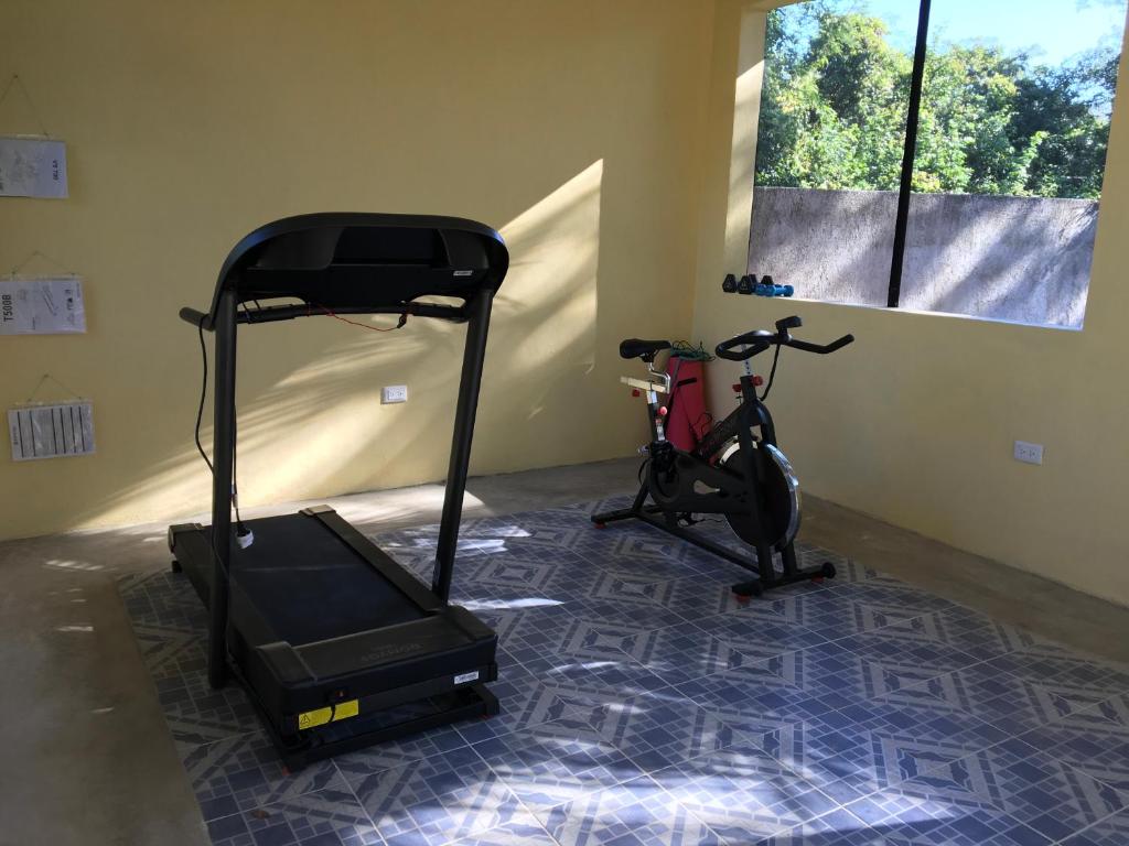 Fitness centrum a/nebo fitness zařízení v ubytování The Pickled Onion B&B and Restaurant Uxmal