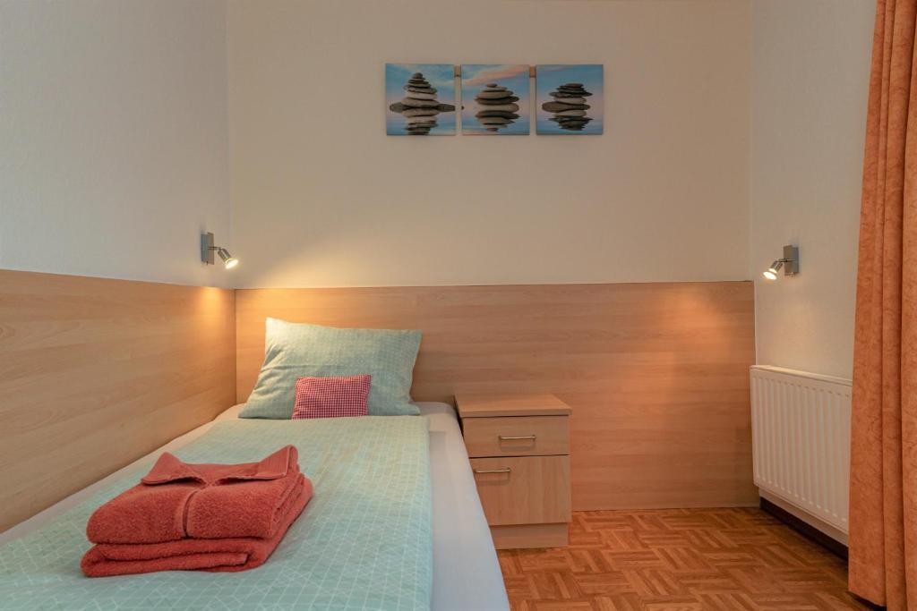 Postel nebo postele na pokoji v ubytování Haus Brandner