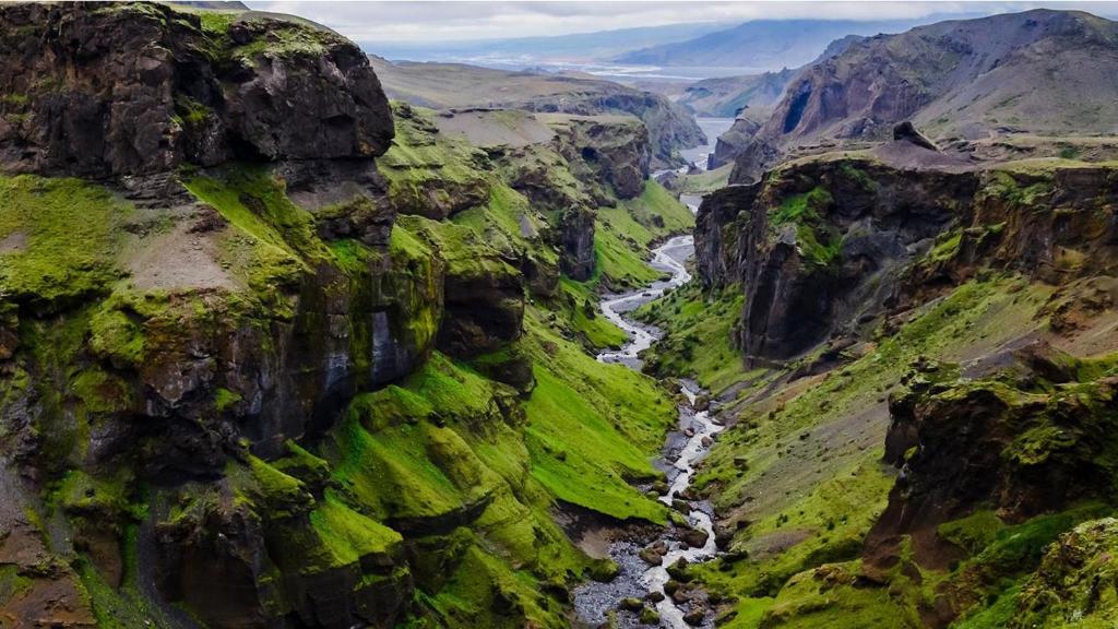 Náttúran í nágrenni sumarhússins