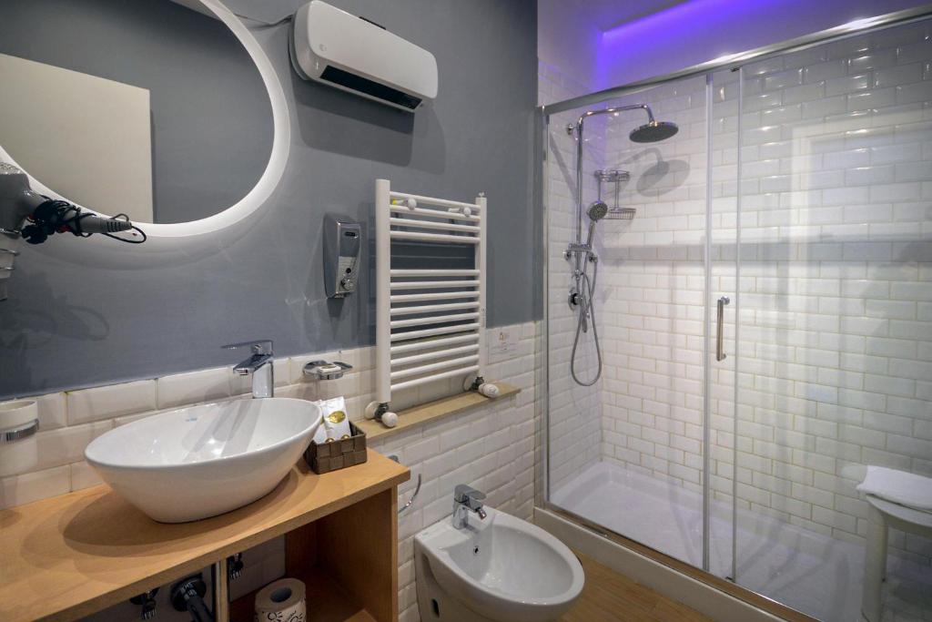 Koupelna v ubytování B&B Sorrento Queen