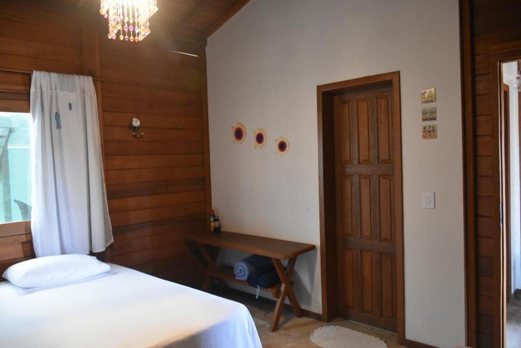 Postel nebo postele na pokoji v ubytování TROPICAL HOUSE ATINS