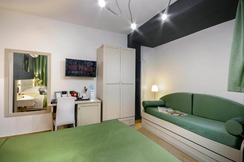 Postel nebo postele na pokoji v ubytování B&B Sorrento Queen