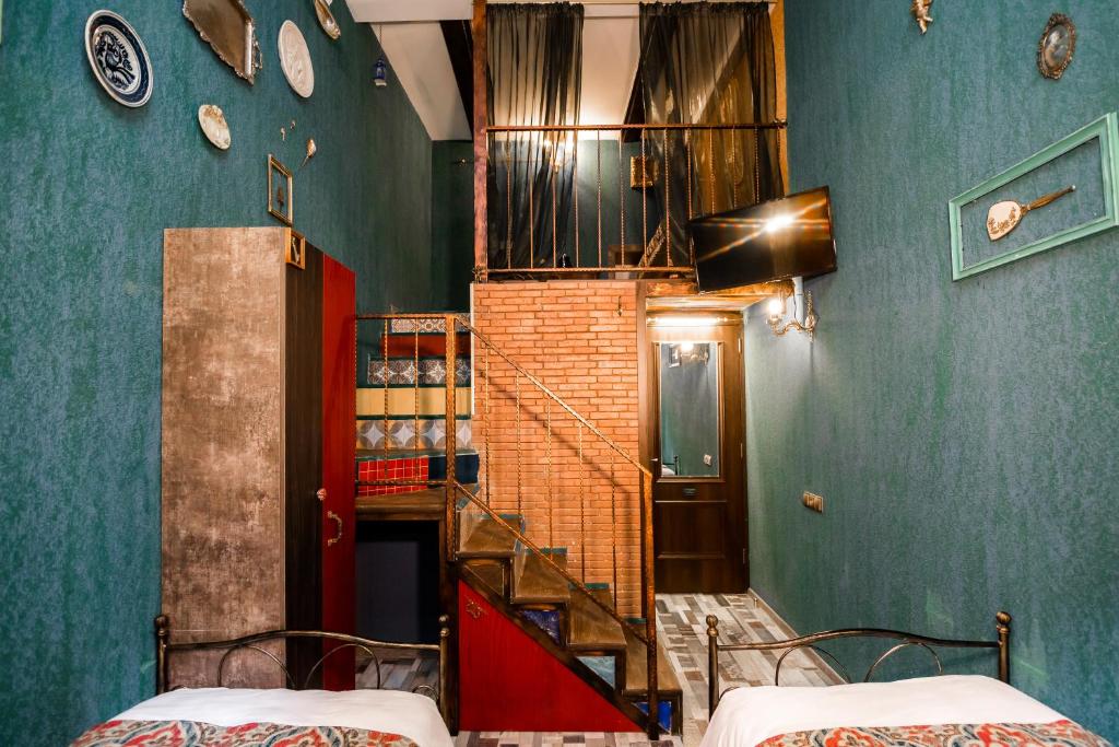 Prostor za sedenje u objektu Tiflis Inn Boutique Hotel