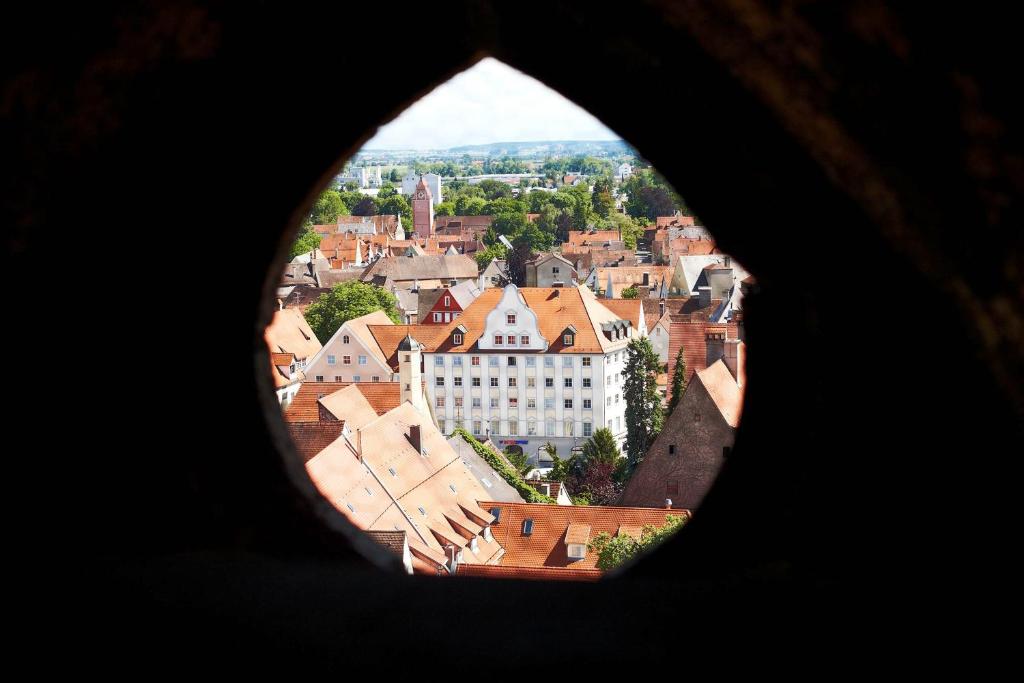 Nespecifikovaný výhled na destinaci Memmingen nebo výhled na město při pohledu z hotelu