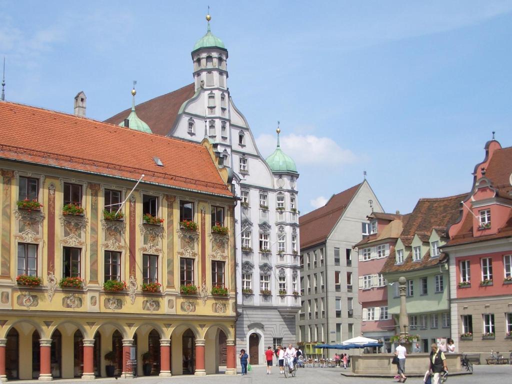 Nespecifikovaný výhled na destinaci Memmingen nebo výhled na město při pohledu z hotelu
