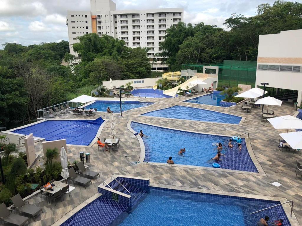  Rio Quente -Flat Park Veredas-Vista paras Piscinas