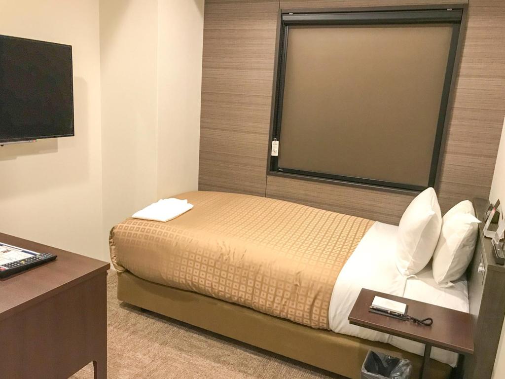 TV a/nebo společenská místnost v ubytování Hotel Livemax Toyama