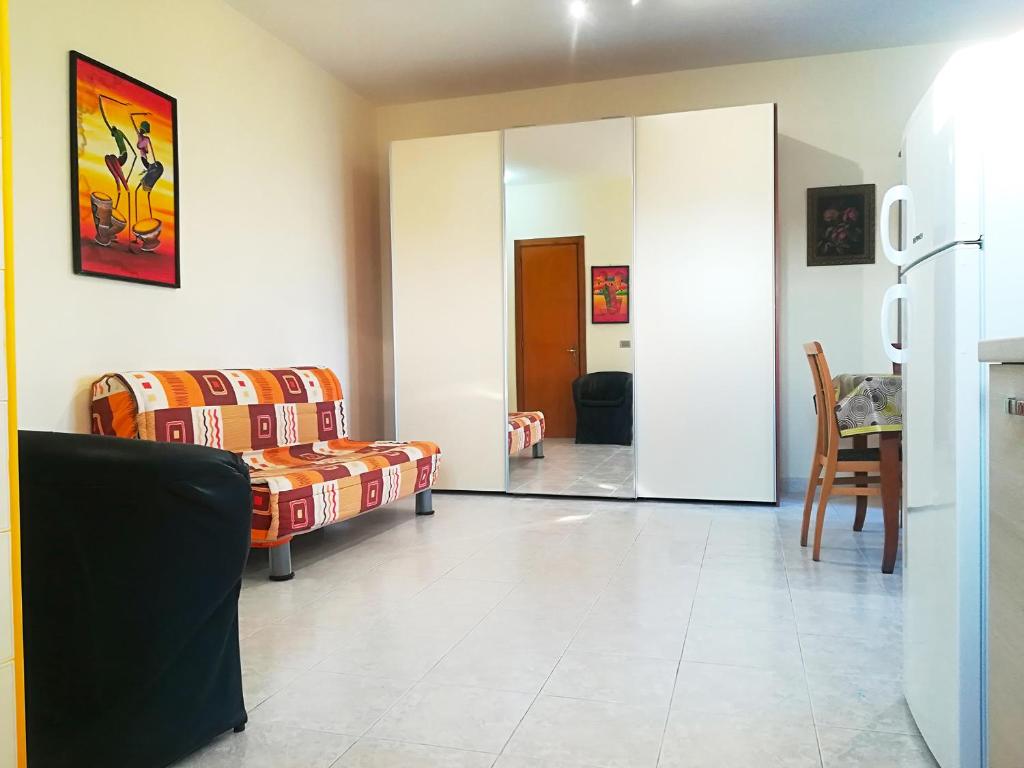 A seating area at Near The Beach And The Center Of Otranto - Apartment Eleonora 5 Places