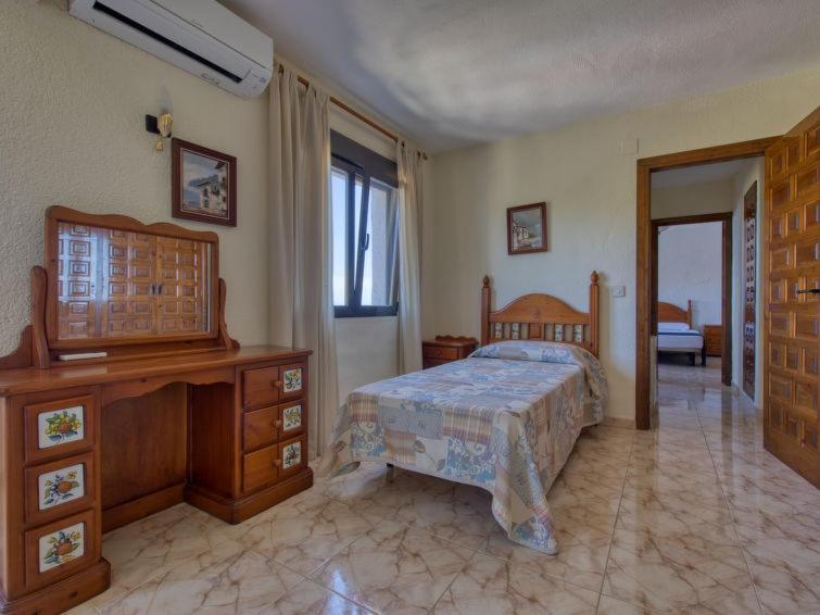 Postel nebo postele na pokoji v ubytování Seaview Villa Balcon al Mar Javea