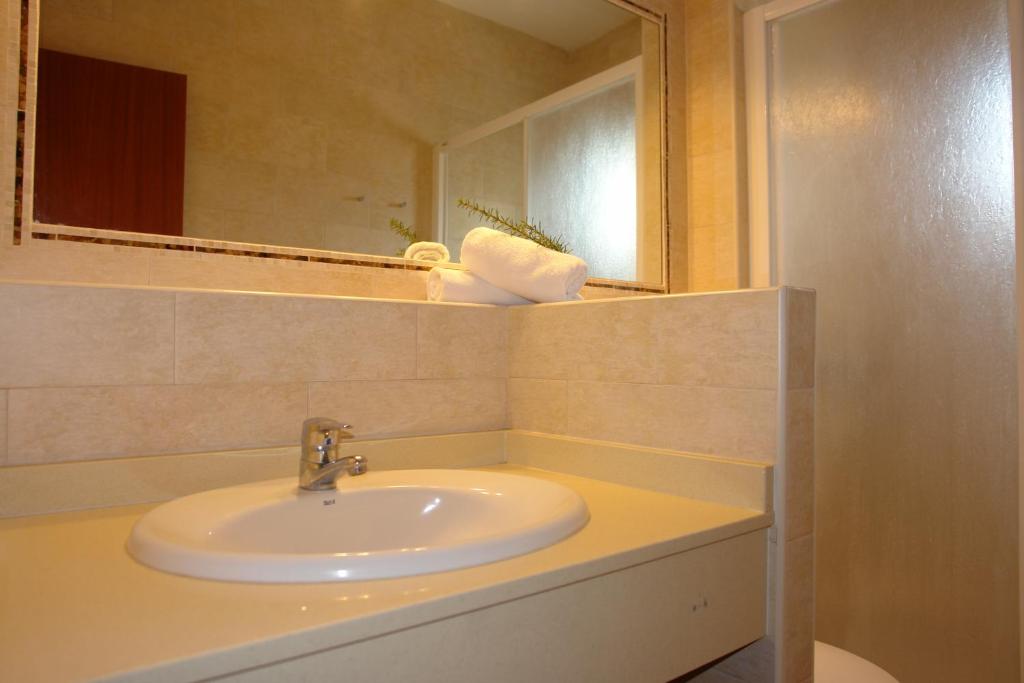 Koupelna v ubytování Apartamentos Escandell - Formentera Vacaciones