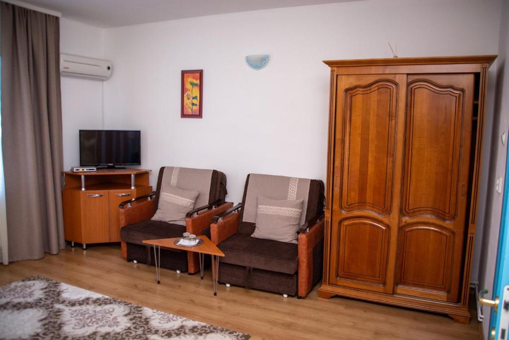 Motel Via Targu Mures - Chambre Double Avec Terrasse