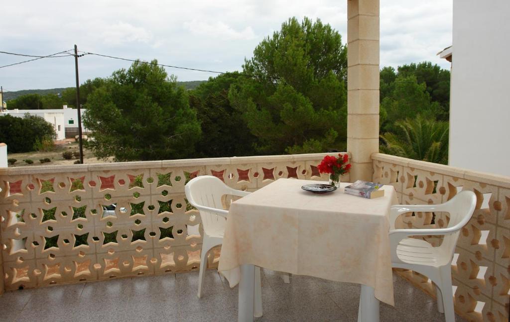 Balkón nebo terasa v ubytování Apartamentos Escandell - Formentera Vacaciones
