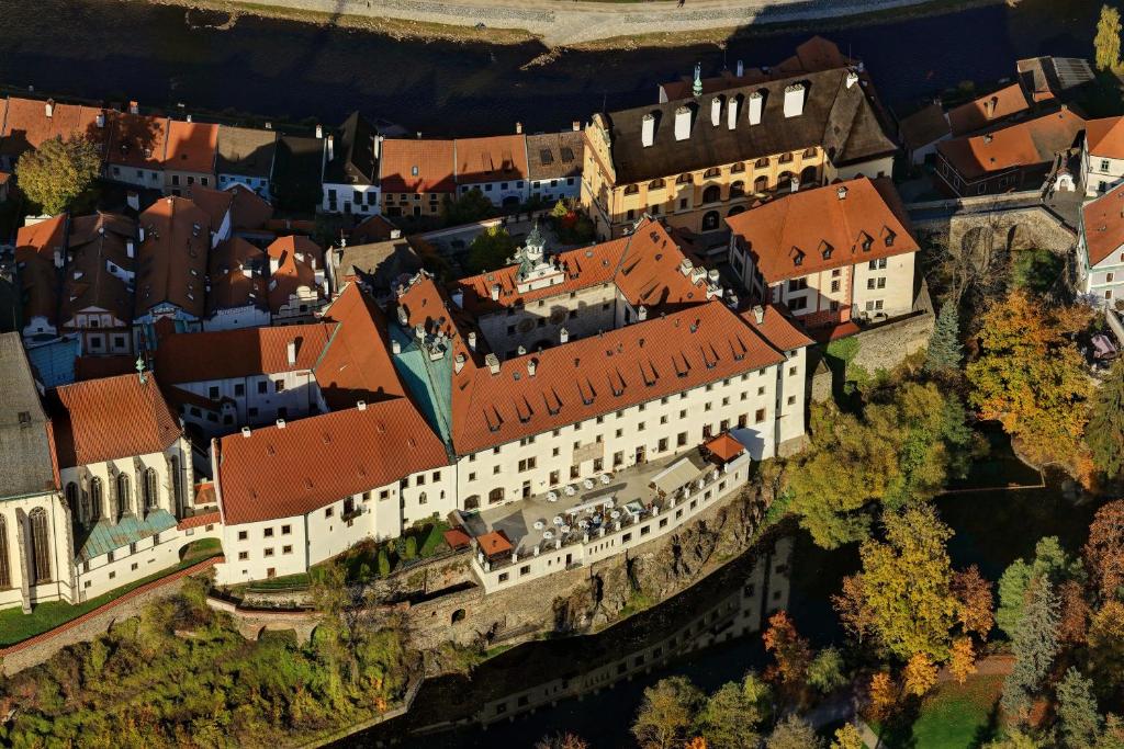 Letecký snímek ubytování Hotel Ruze