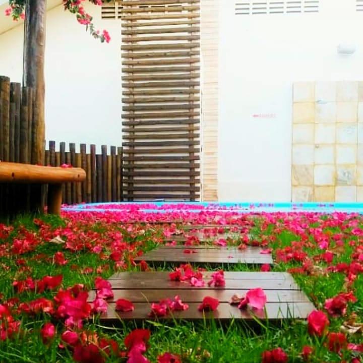 Zahrada ubytování Muriú Beach Flat