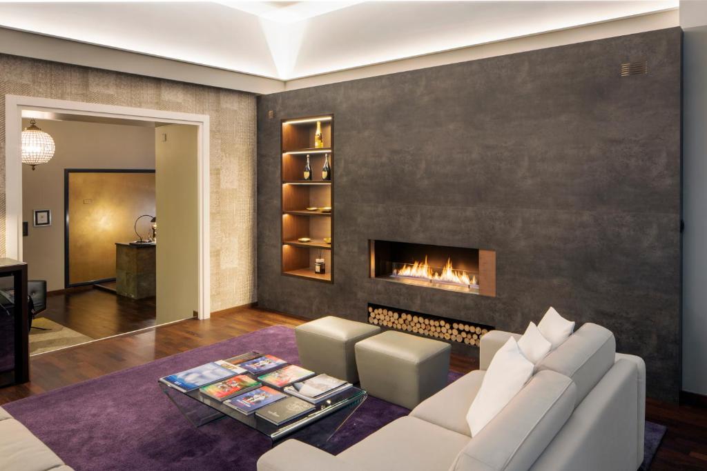 Posezení v ubytování Swiss Luxury Apartments