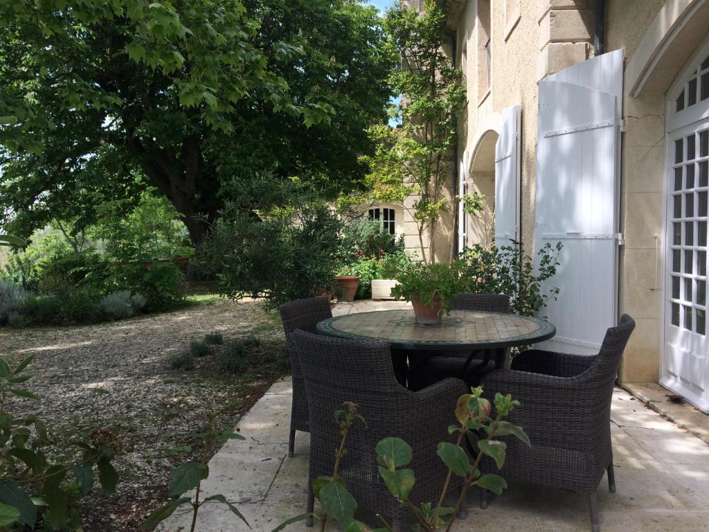 Zahrada ubytování Domaine Fontaine