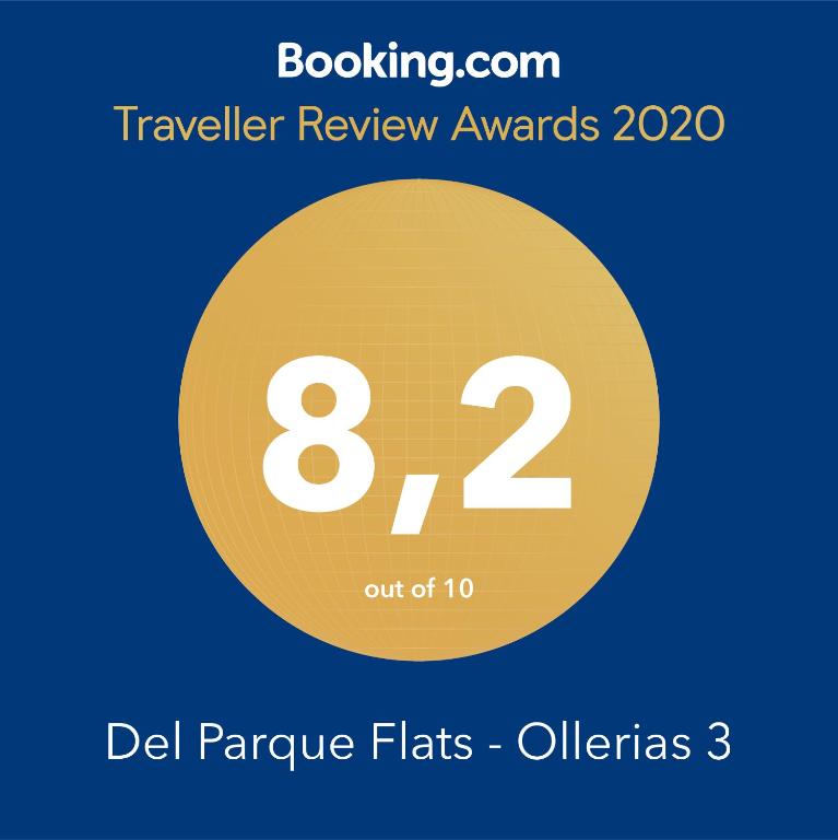 Certifikát, ocenenie alebo iný dokument vystavený v ubytovaní Del Parque Flats - Ollerias 3