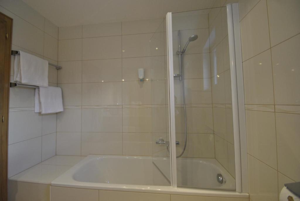 Koupelna v ubytování Hotel Albona Nova