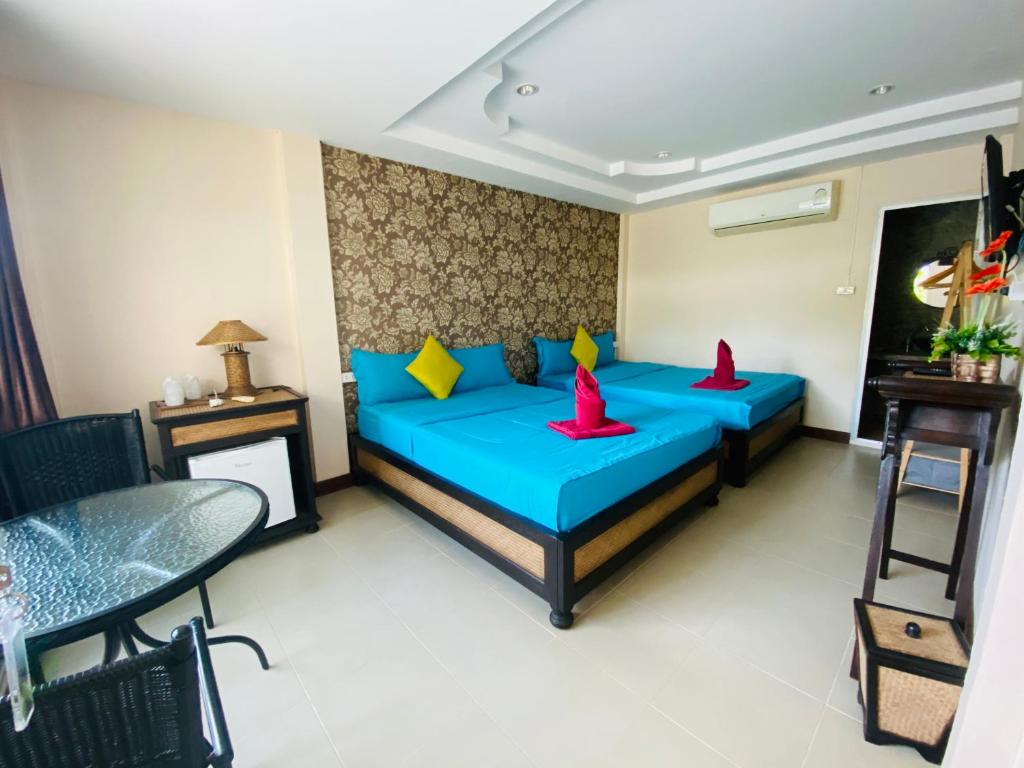 Postel nebo postele na pokoji v ubytování Kohlarn Resort