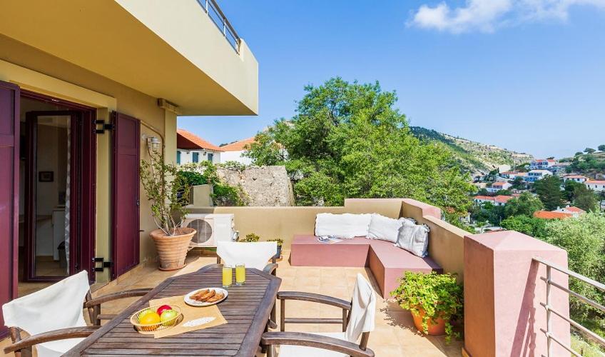 Nespecifikovaný výhled na hory nebo výhled na hory při pohledu z apartmánu