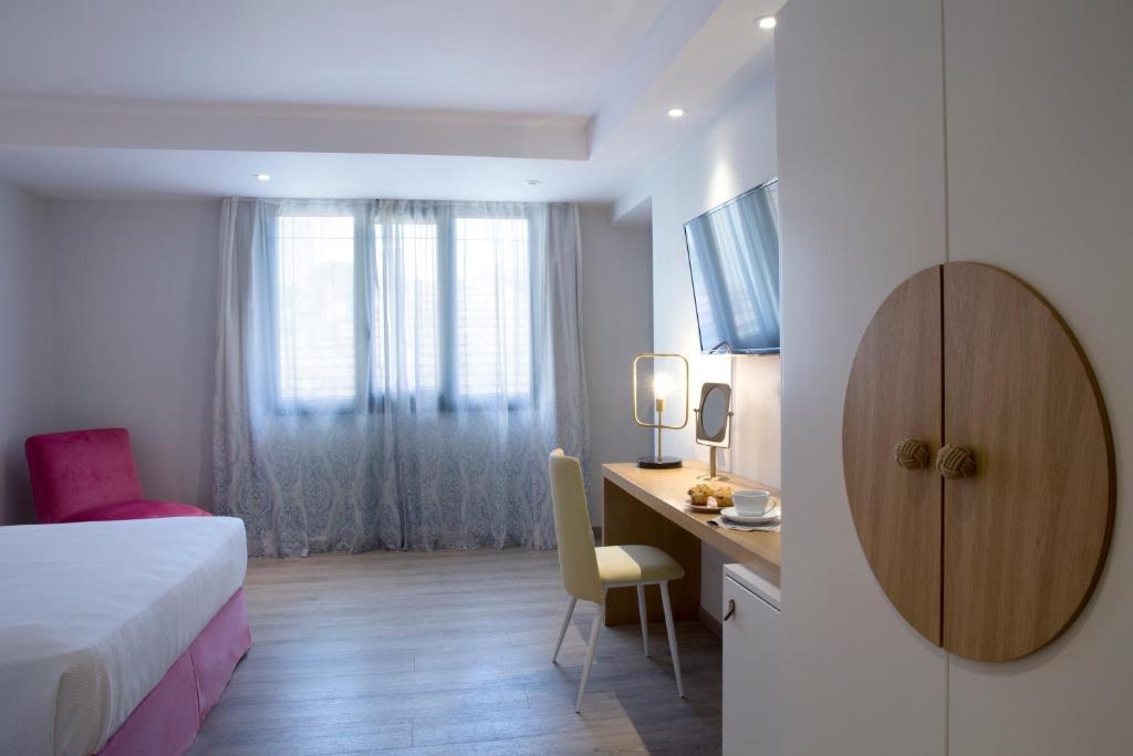 Postel nebo postele na pokoji v ubytování Alley Boutique Hotel and Spa