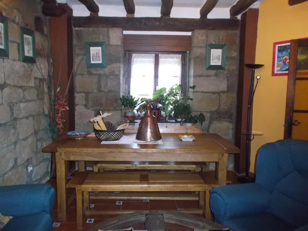 A seating area at Hotel Rural El Rincón de Gadea