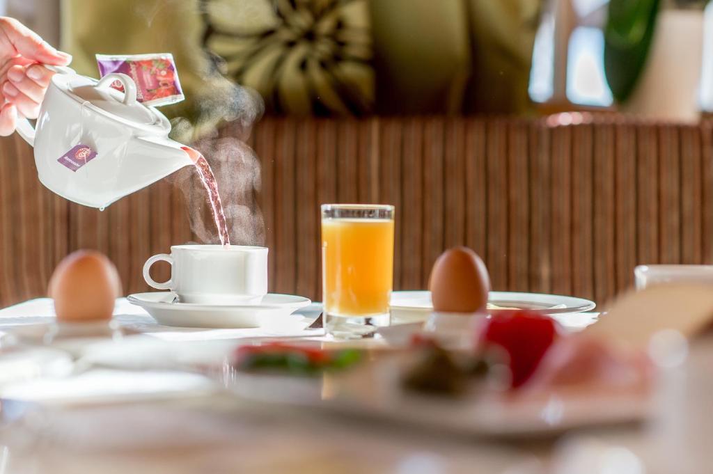 Možnosti snídaně pro hosty v ubytování Hotel Garni Pirchhütt