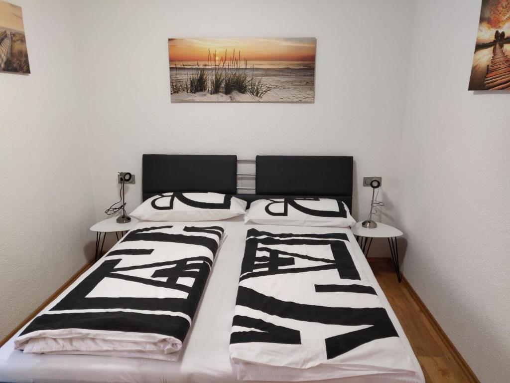 Posteľ alebo postele v izbe v ubytovaní Ferienhaus Oitzl