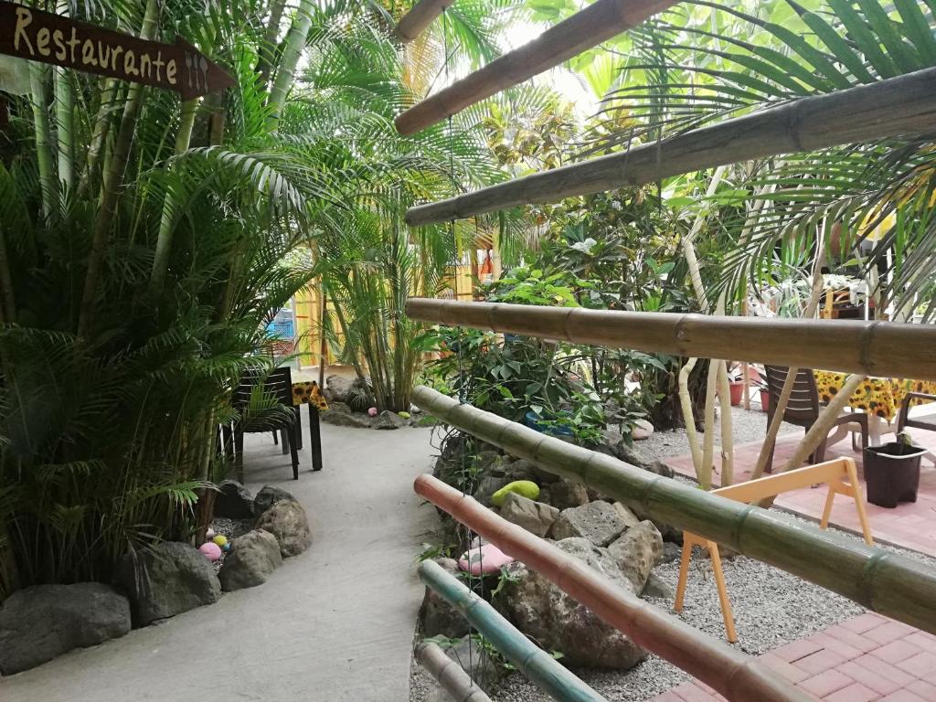 Zahrada ubytování Hostal Oloncito