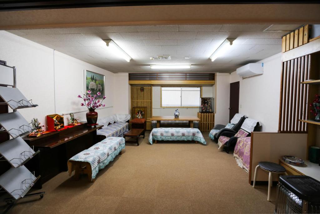 Posezení v ubytování Rakki OnsenRyokan 楽奇温泉旅館