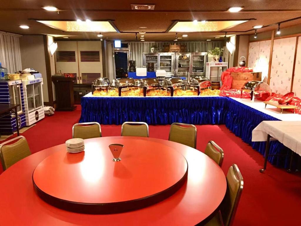 Restaurace v ubytování Rakki OnsenRyokan 楽奇温泉旅館