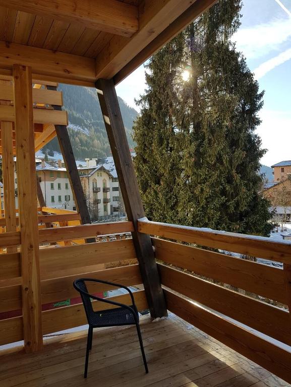 Balkón nebo terasa v ubytování Hotel Moena