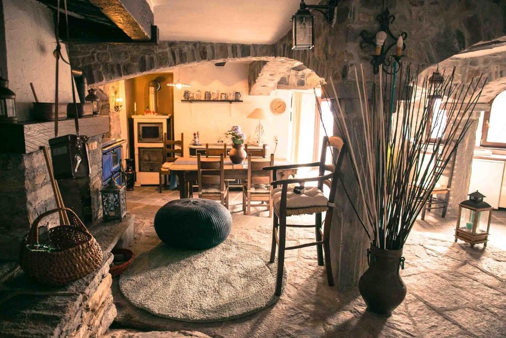Posezení v ubytování Casa Alma Grotto