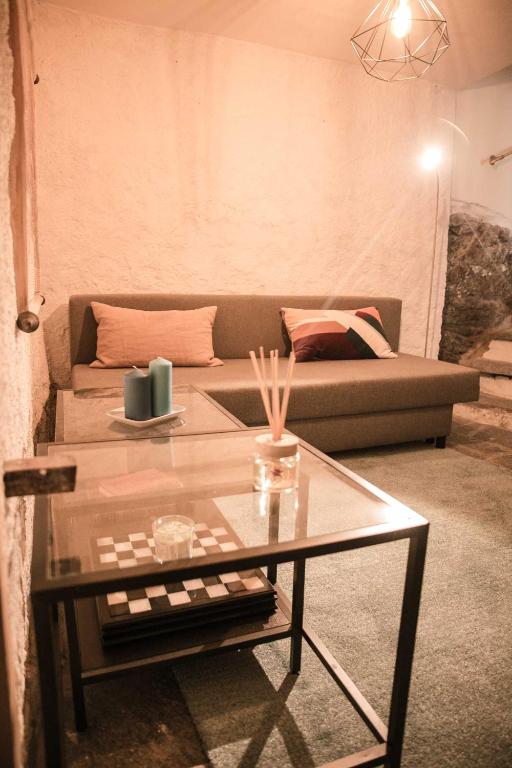 Posezení v ubytování Casa Alma Grotto