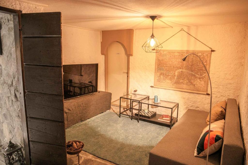 Posezení v ubytování Casa Alma Grotto