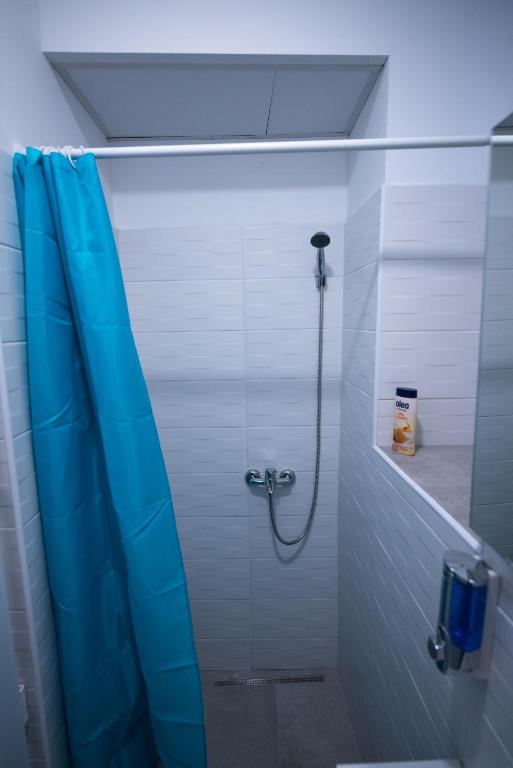 Koupelna v ubytování Hostel Evropa
