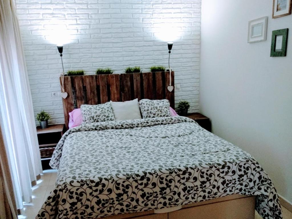 Postel nebo postele na pokoji v ubytování Nuestra Casa en Gran Alacant