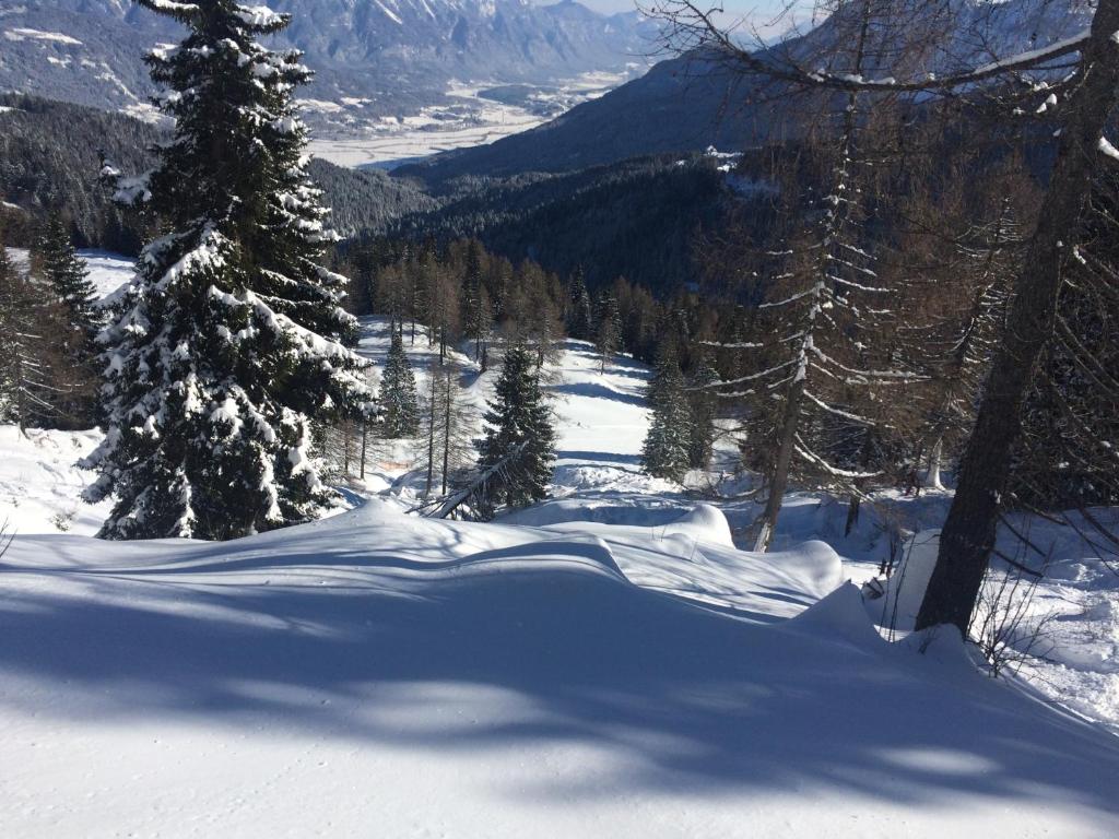 Tom's Hütte v zime